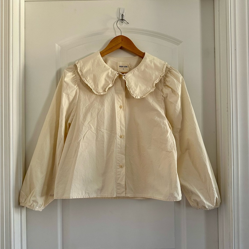 Rudy Jude Cream Pony Blouse size L